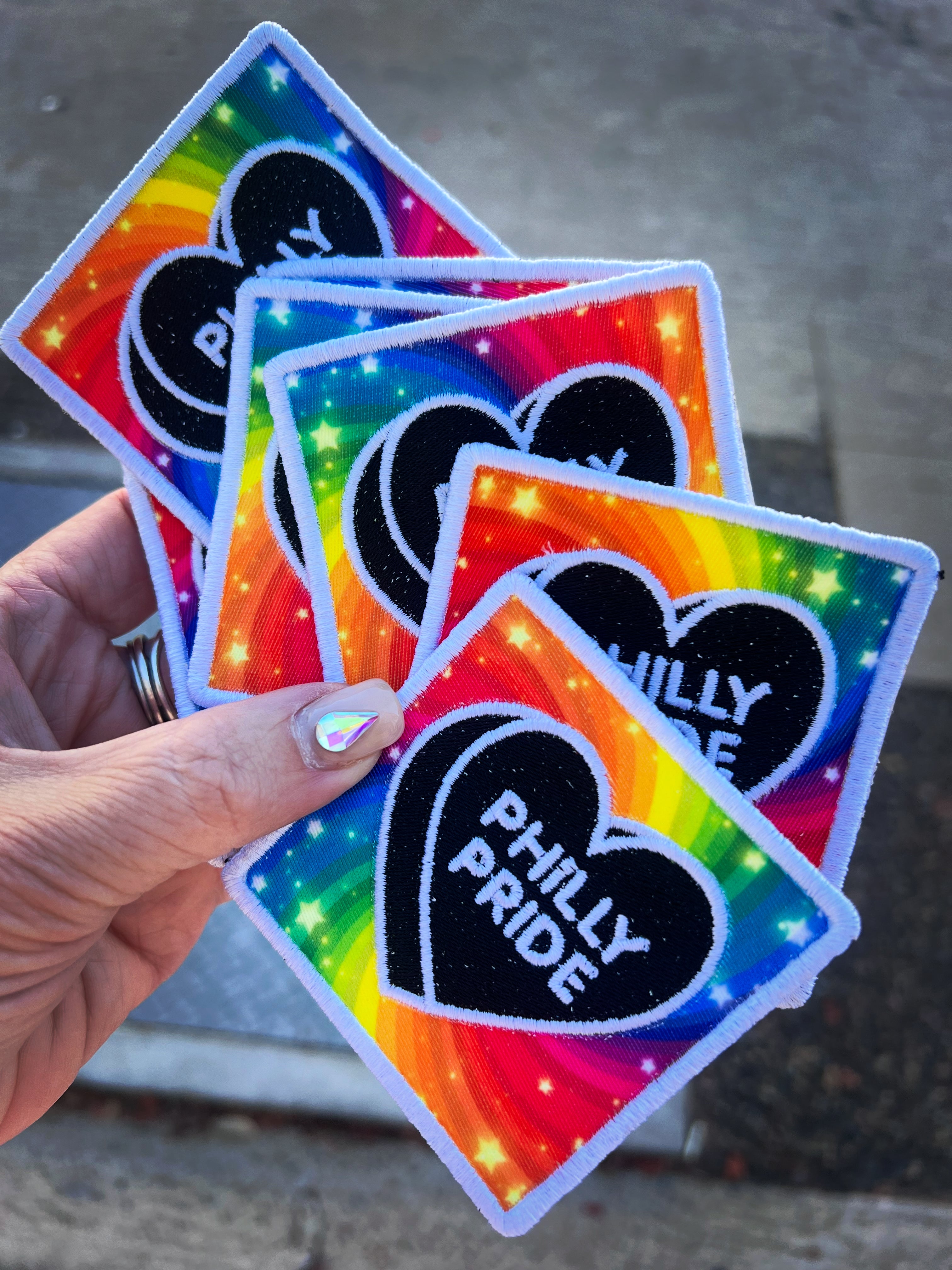 3x3 PHILLY PRIDE Iron On Patch