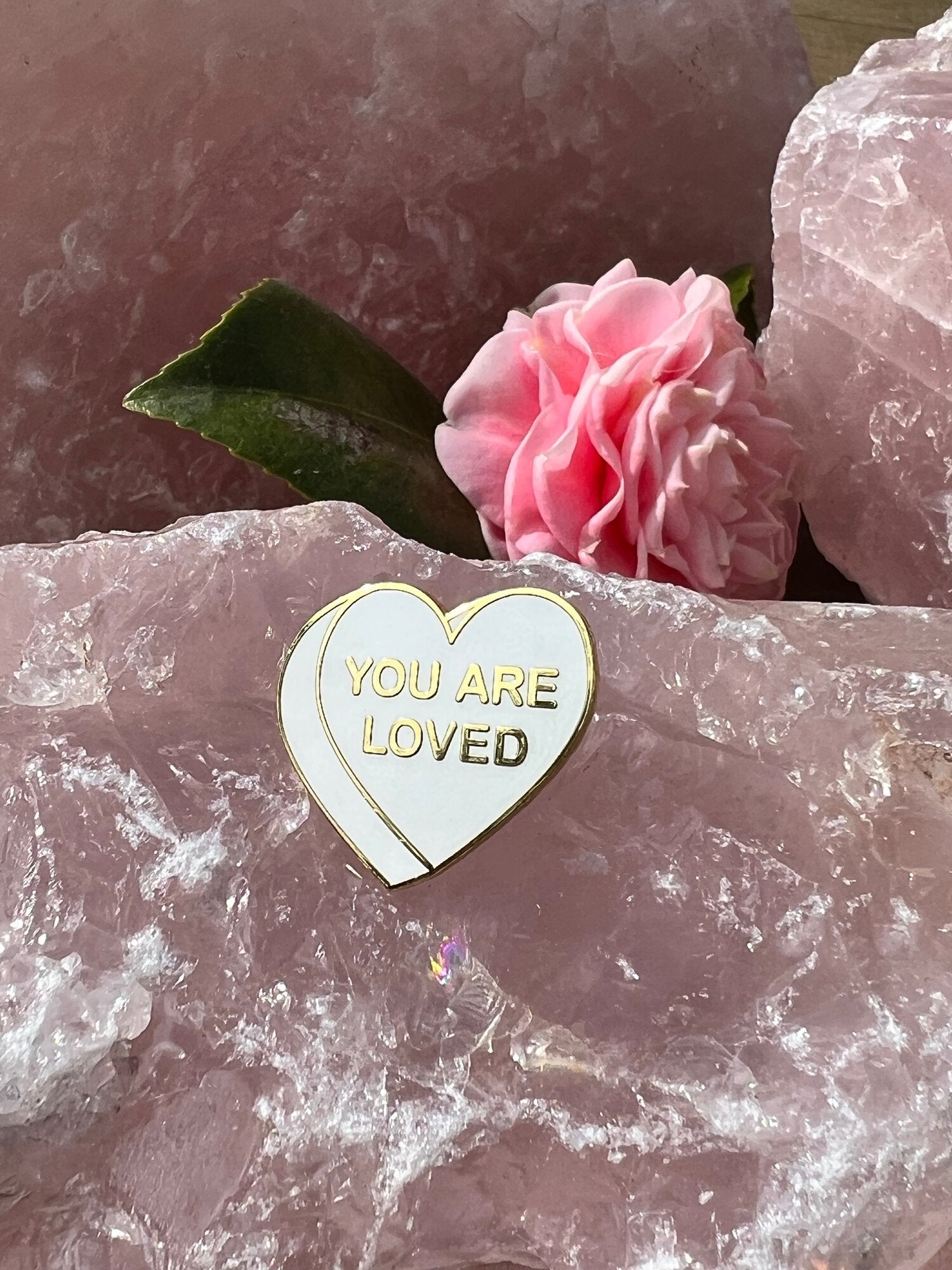 The Copper Vessel X Amberella YOU ARE LOVED Enamel Pin