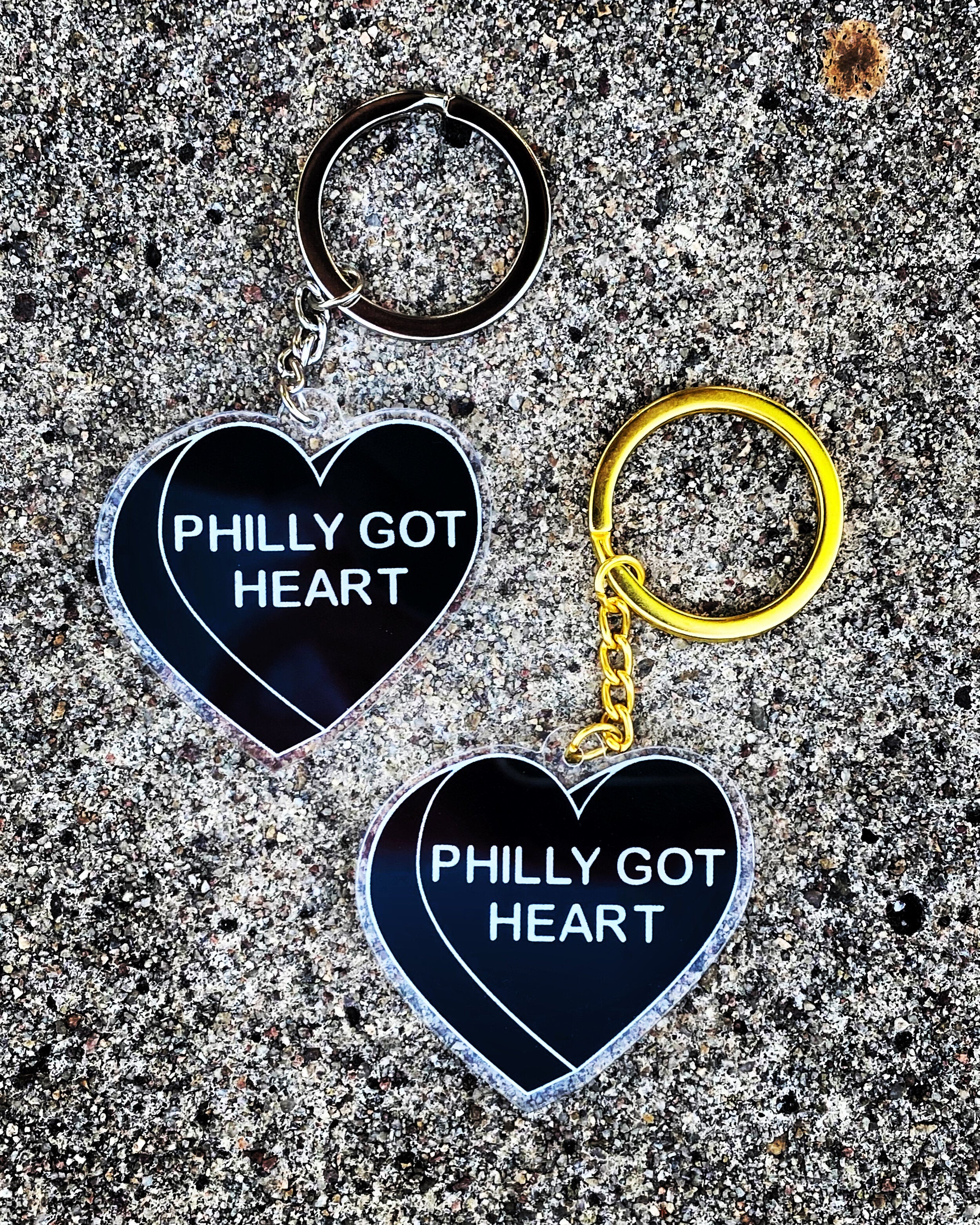 PHILLY GOT HEART KEYCHAIN BIG JAWN